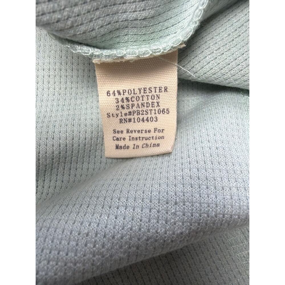Perch by‎ Blu Pepper Women’s Top Size 2XL Light Blue Long Sleeve Henley NWOT - Picture 7 of 7